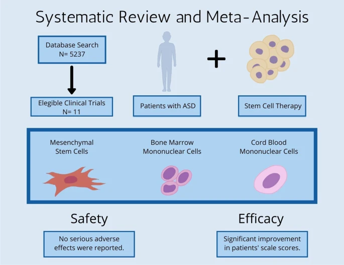 干細(xì)胞治療自閉癥譜系障礙患者：系統(tǒng)評(píng)價(jià)和薈萃分析