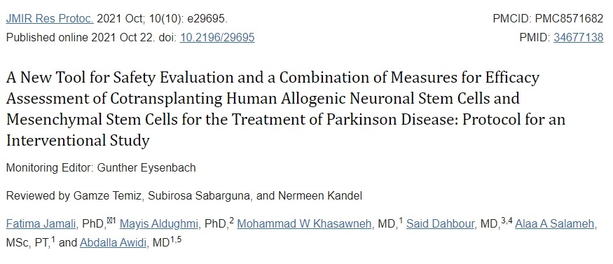 人類同種異體神經(jīng)干細(xì)胞和間充質(zhì)干細(xì)胞聯(lián)合移植治療帕金森病的安全性評(píng)價(jià)新工具及療效評(píng)估綜合措施：干預(yù)性研究方案