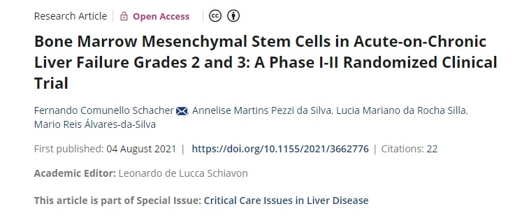 骨髓間充質(zhì)干細(xì)胞在 2 級(jí)和 3 級(jí)急性慢性肝衰竭中的應(yīng)用：I-II 期隨機(jī)臨床試驗(yàn)